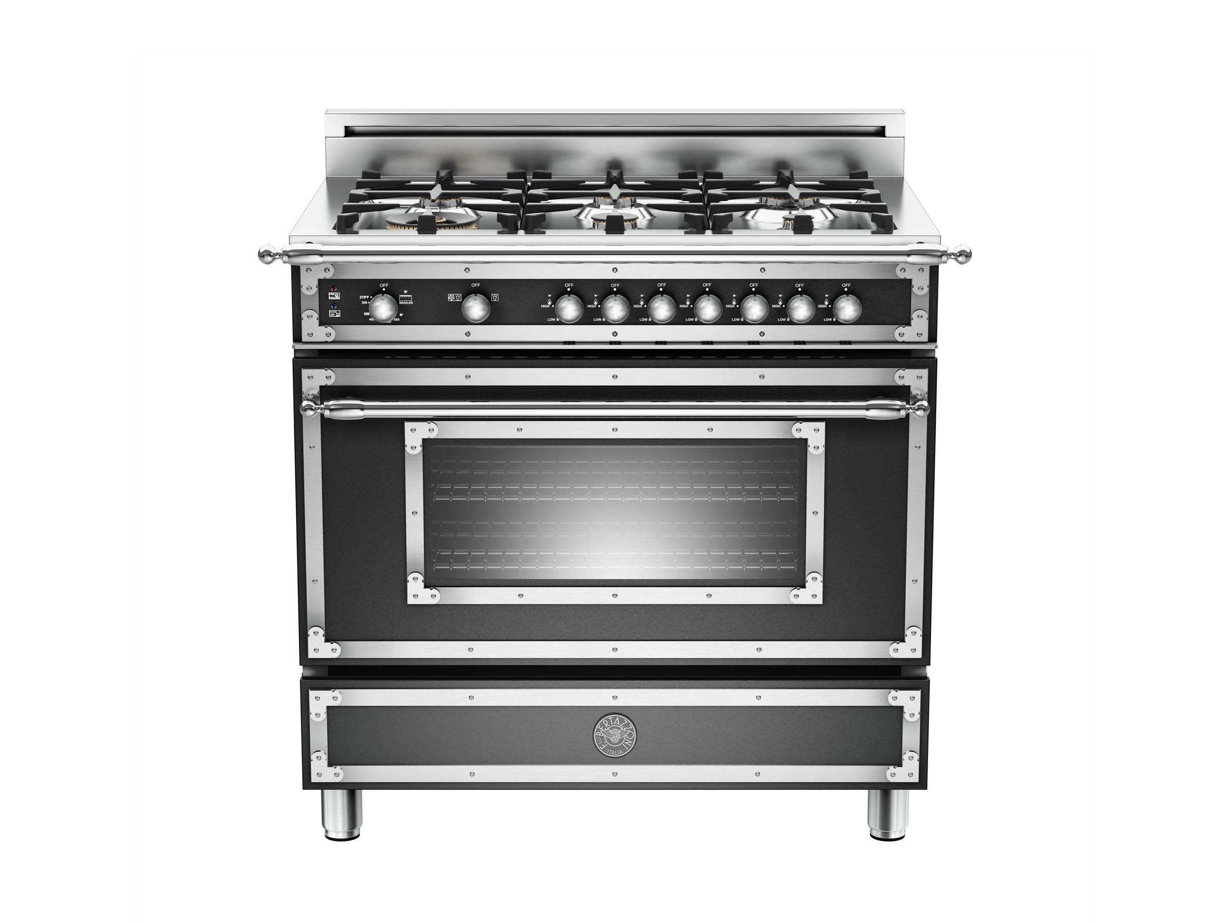 36 Inch 6 Burner Gas Oven Bertazzoni