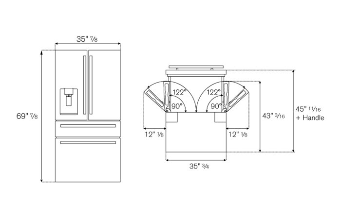 36 inch Freestanding French Door | Bertazzoni