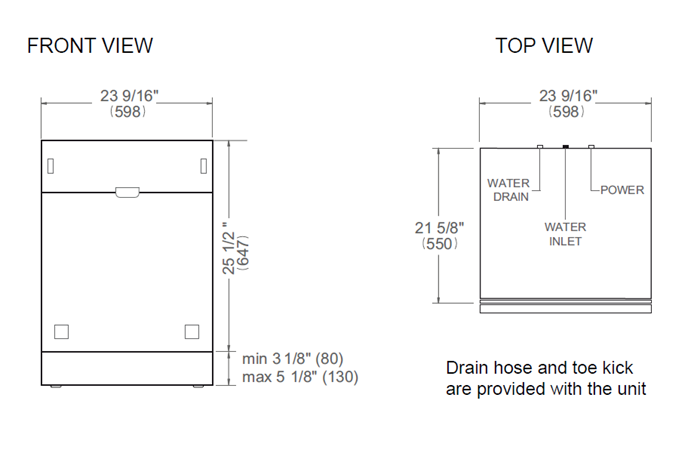 24 inch Dishwasher Standard Tub Panel Ready, 15 place settings, 42 dB ...