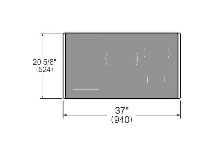 36'' Induction Cooktop with TFT Display Interface and Metal Frame | Bertazzoni