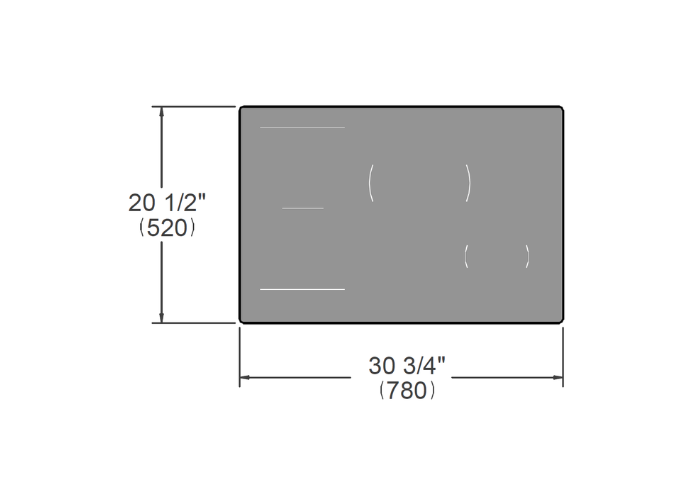 30'' Induction Cooktop with TFT Display Interface | Bertazzoni