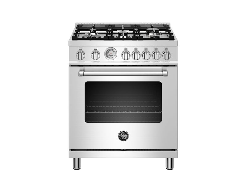 30 Inch All Gas Range 5 Burners Bertazzoni