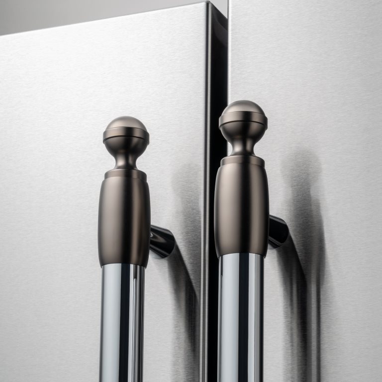Black Nickel décor set for Refrigerator and Dishwasher | Bertazzoni - Black Nickel