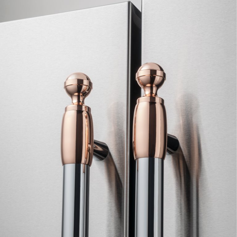 Copper décor set for Refrigerator and Dishwasher | Bertazzoni - Copper