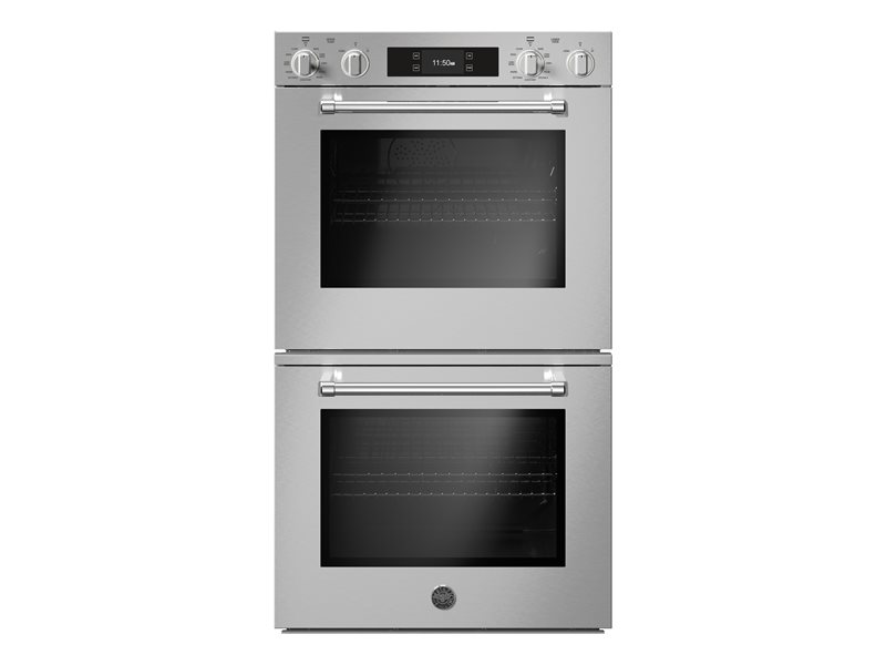 30 Double Electric Convection Oven Self-Clean with Assistant | Bertazzoni - Stainless Steel
