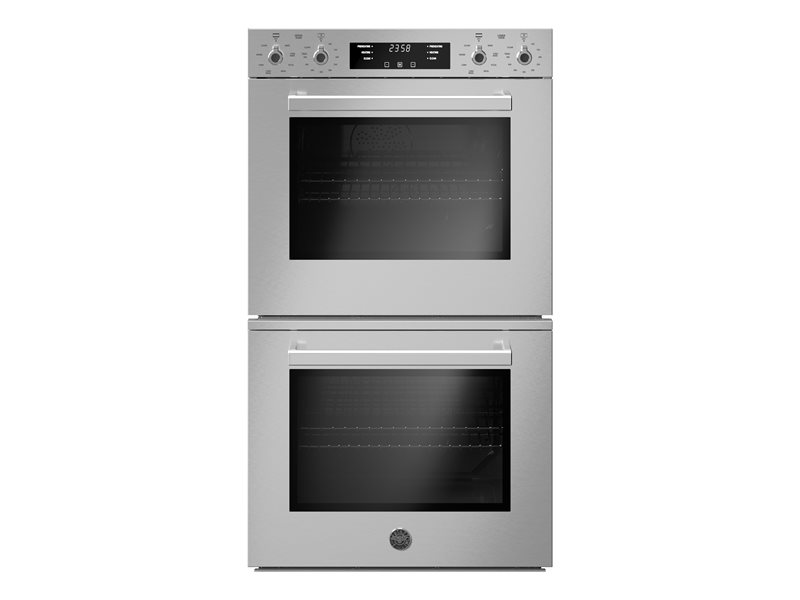 30 Double Electric Convection Oven Self-Clean | Bertazzoni - Stainless Steel