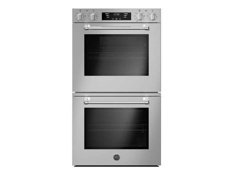 30 Double Electric Convection Oven Self-Clean | Bertazzoni - Stainless Steel