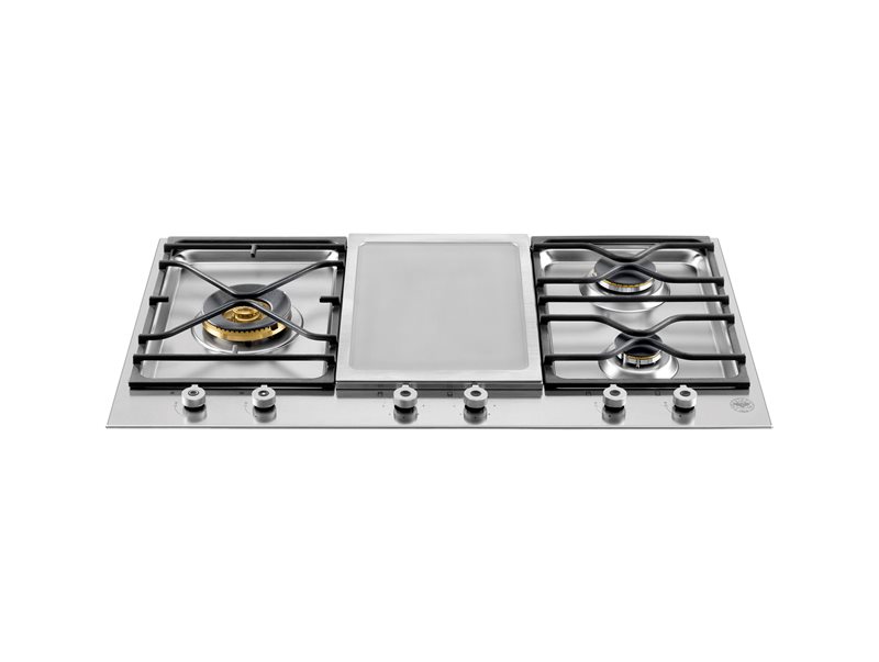 36 Segmented Cooktop 3 Burner And 2 Induction Zones Bertazzoni 36 Segmented Cooktop 3 Burner And 2