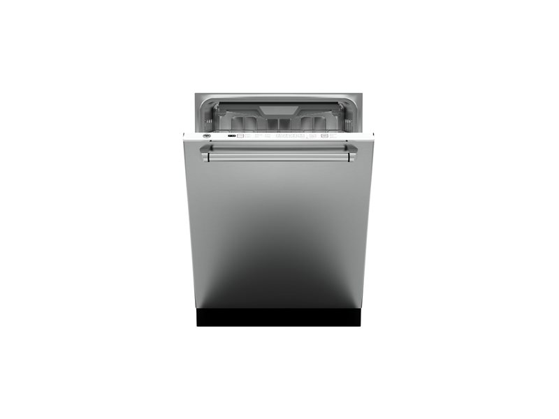 24 Panel Installed Dishwasher 16 settings 45dB | Bertazzoni - Stainless Steel