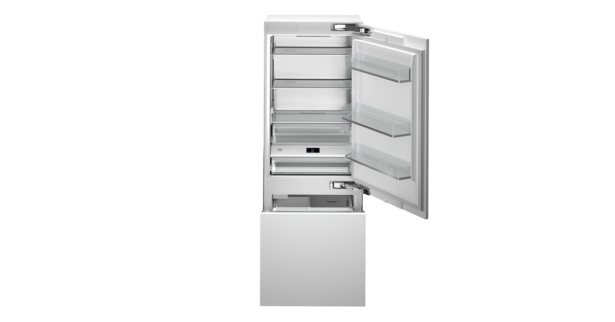 30 Inch Refrigerator With Ice And Water In Door 30 inch Bottom Mount Built-in Refrigerator Panel Ready with ice maker