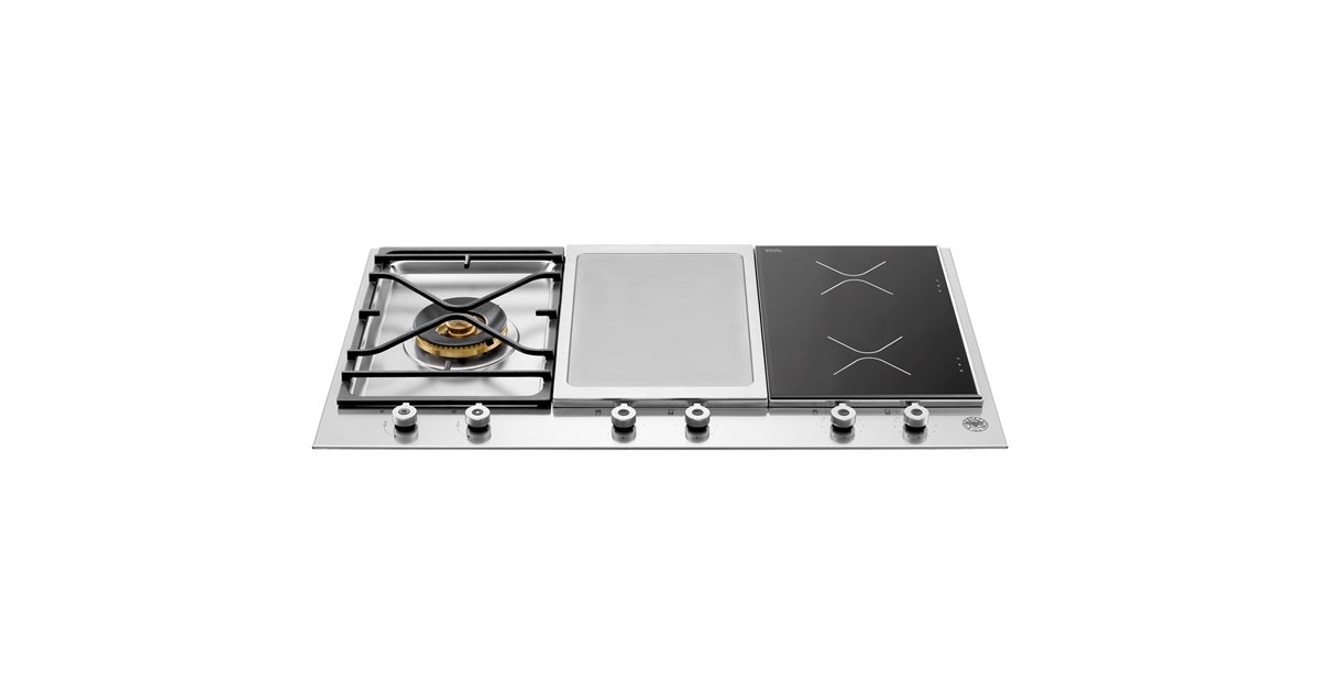 36 Segmented Cooktop 1 Burner 2 Induction Zones And Griddle