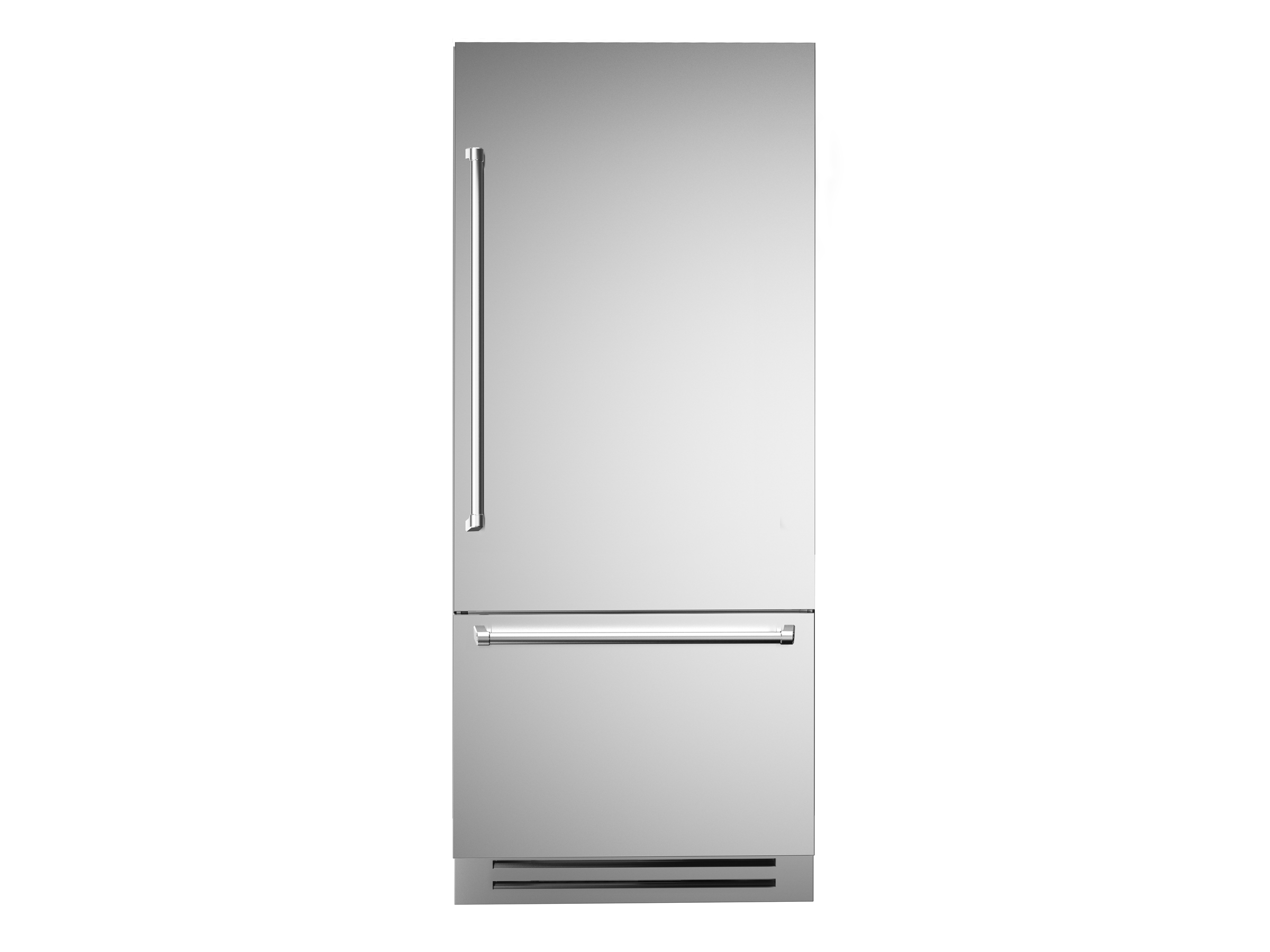 Hallman 36 Built-in, Single Top Door Refrigerator with Internal Filtered Water Dispenser and Bottom Freezer with Automatic Icemaker (TOTAL 19.8 Cu.