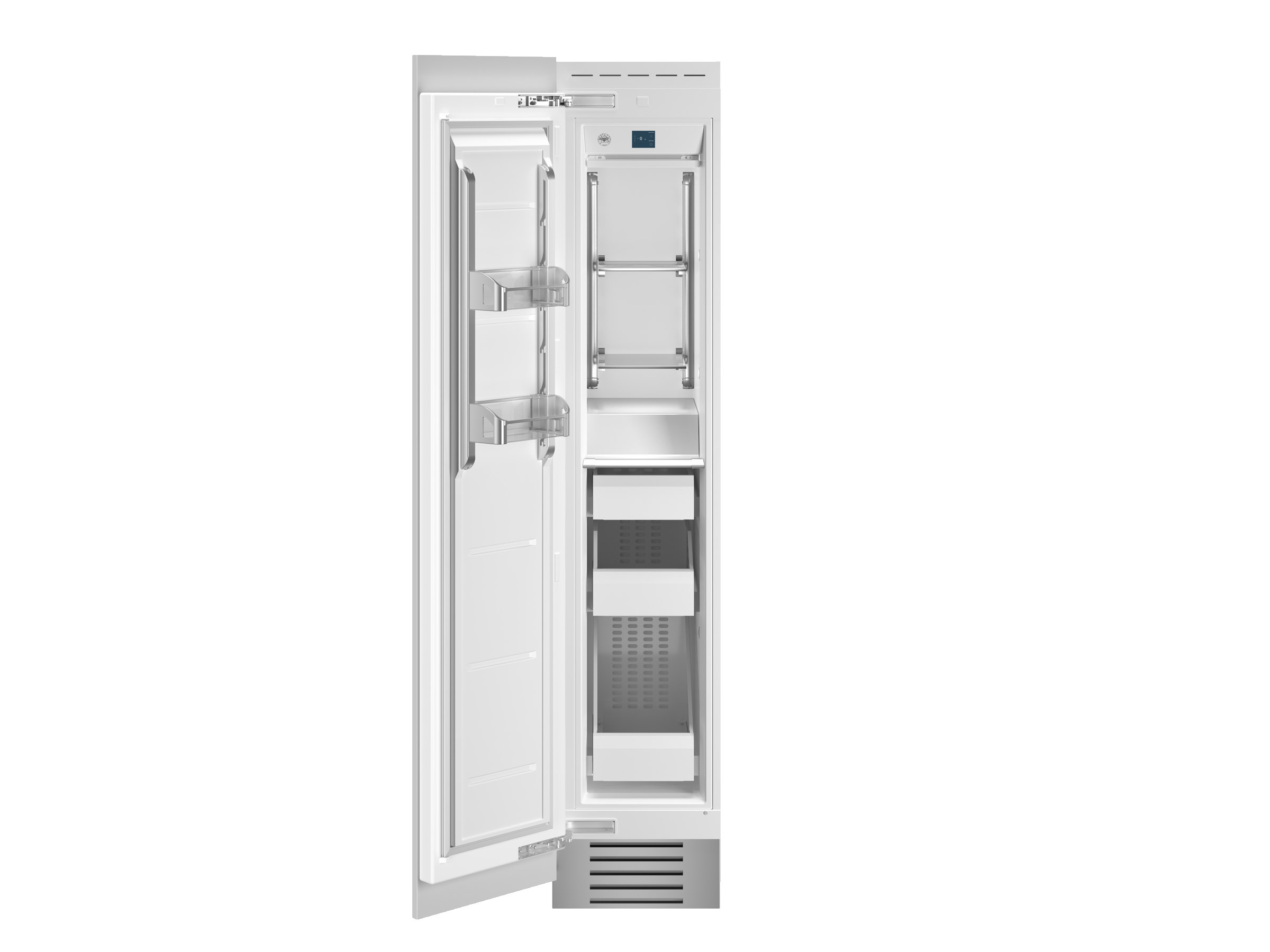 30 Built-in Refrigerator Column Stainless Steel