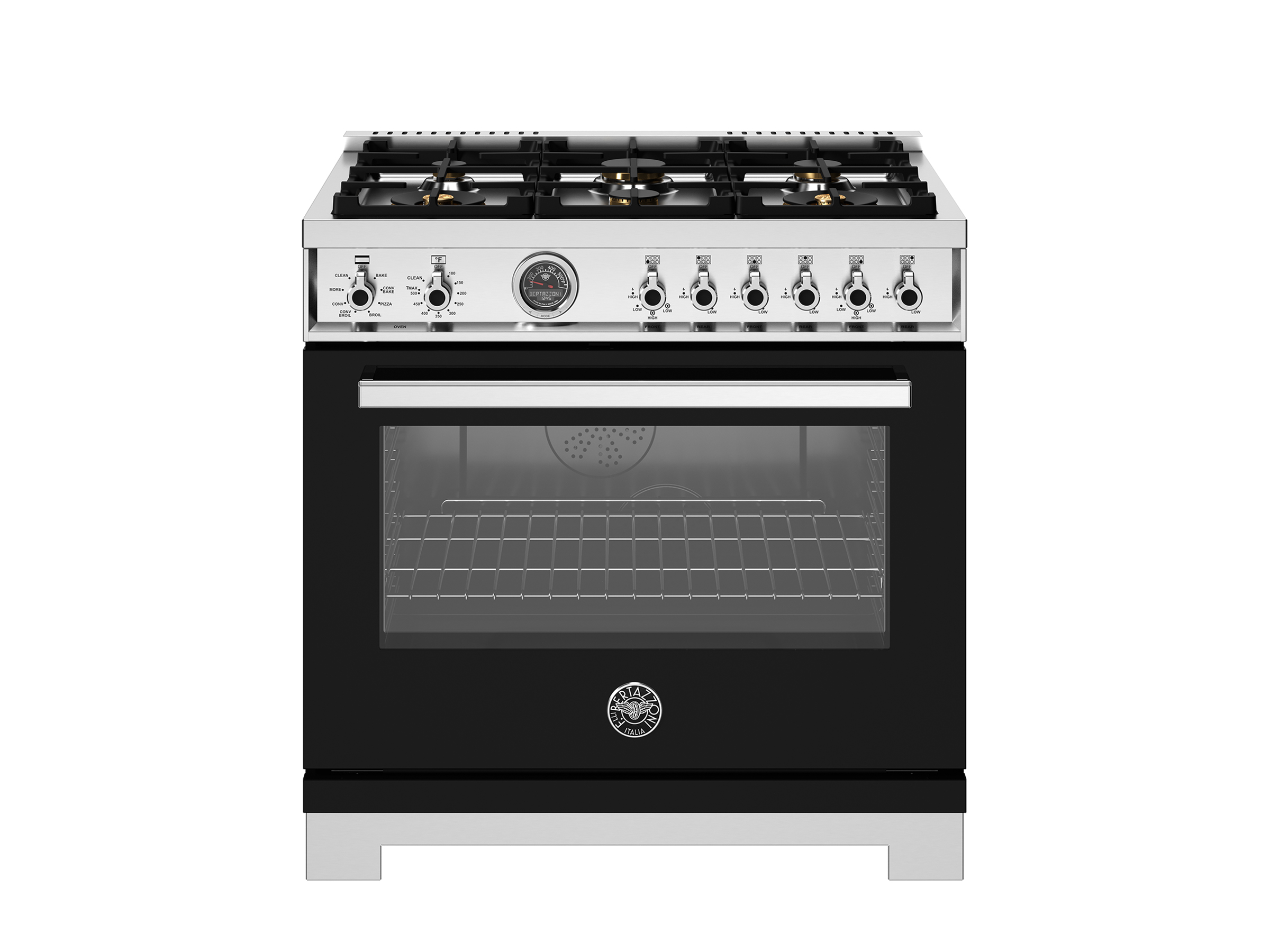 MAS304CEMXV by Bertazzoni - 30 inch Electric Range, 4 Heating Zones, Electric  Oven Stainless Steel