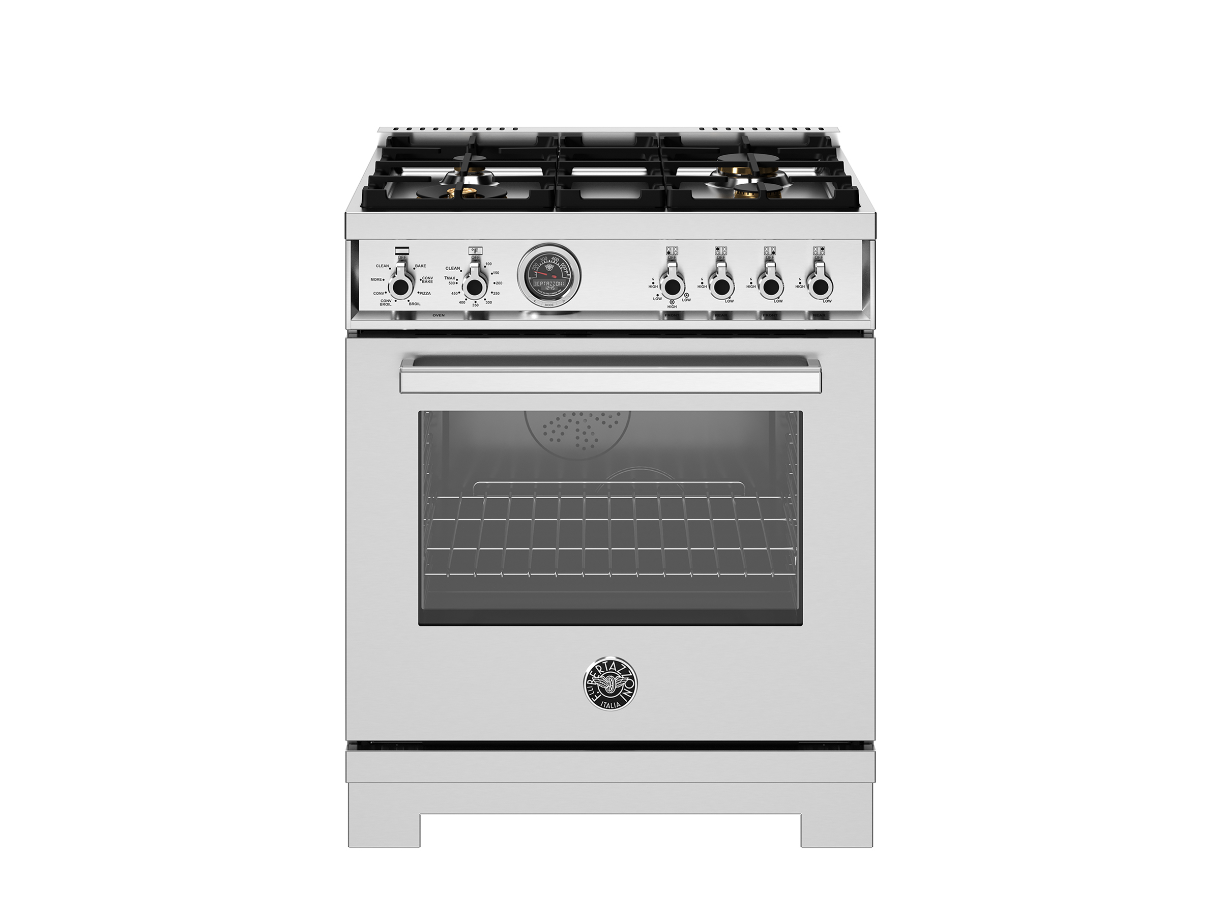 48 inch All Gas Range, 6 Burner and Griddle | Bertazzoni