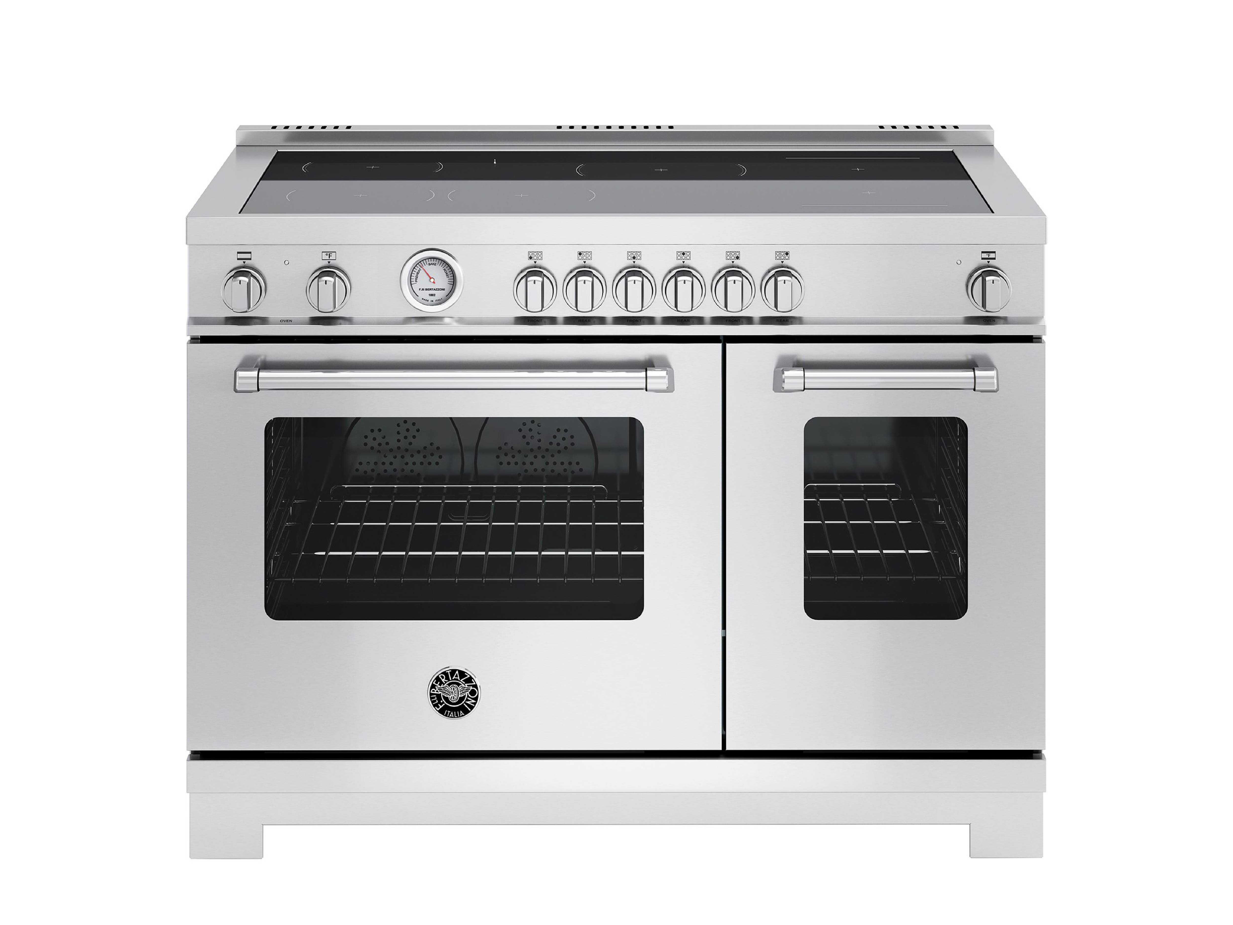 48 inch Induction Range, 6 Heating Zones, Electric Oven | Bertazzoni